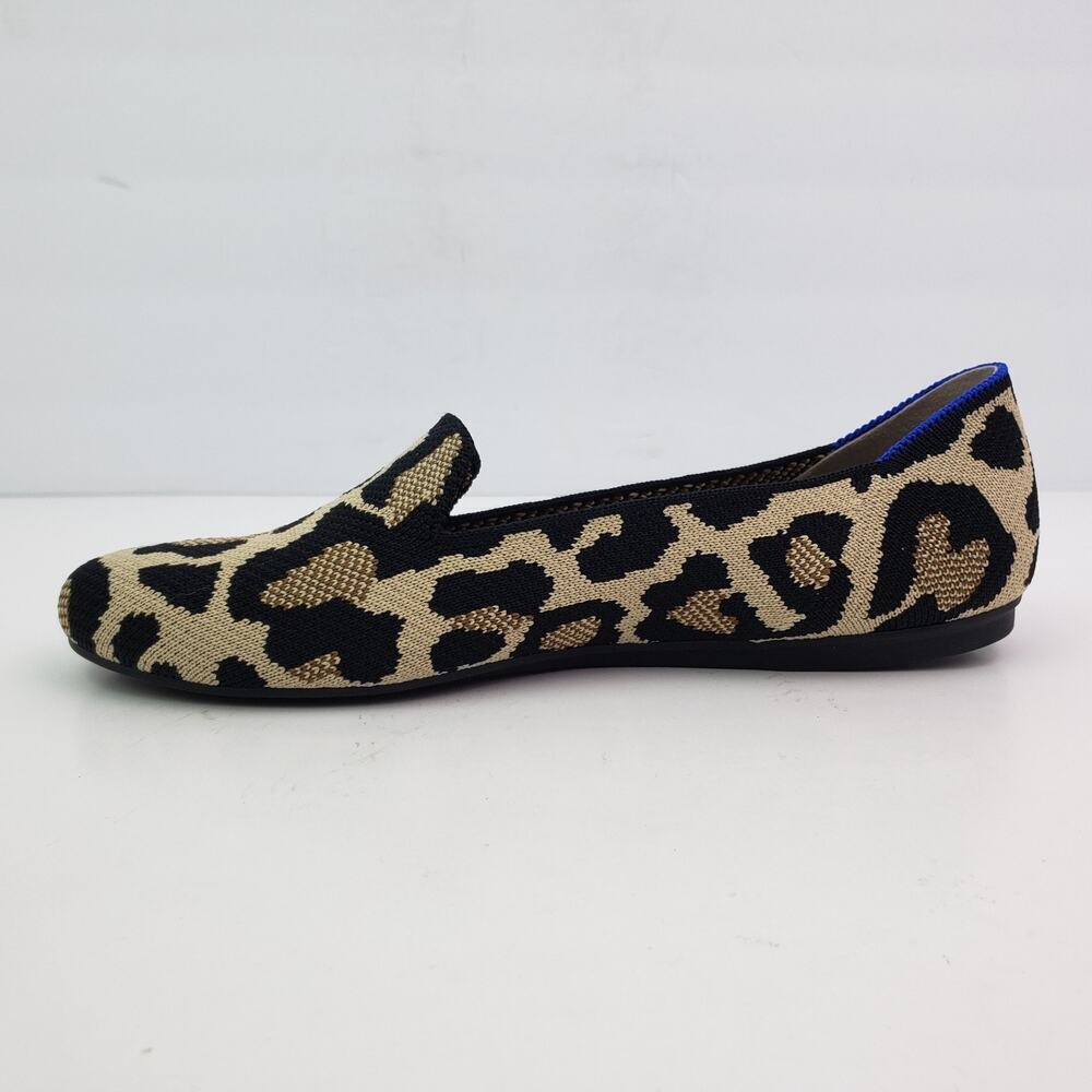*AMPUTEE RIGHT SHOE ONLY* Rothys Womens 8.5 Desert Cat Animal Print Loafer Shoe - Picture 3 of 8
